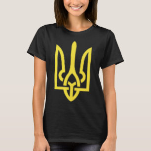 Camiseta Tridente Ucraniano - Símbolo Tryzub da Ucrânia