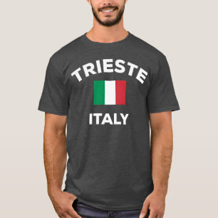 Camiseta Trieste Itália Italia Bandeira Italiana Cityourist
