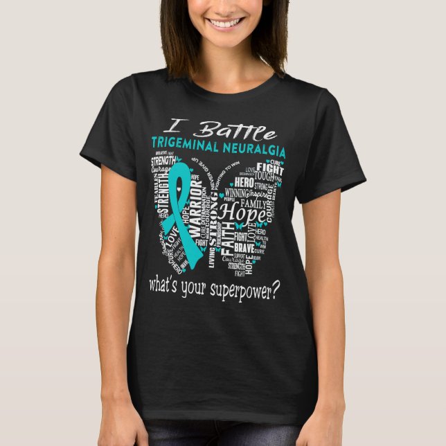 Camiseta Trigeminal Neuralgia Awareness Month Ribbon Gifts (Frente)