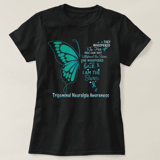 Camiseta Trigeminal Neuralgia Eu sou a Tempestade (Frente do Design)