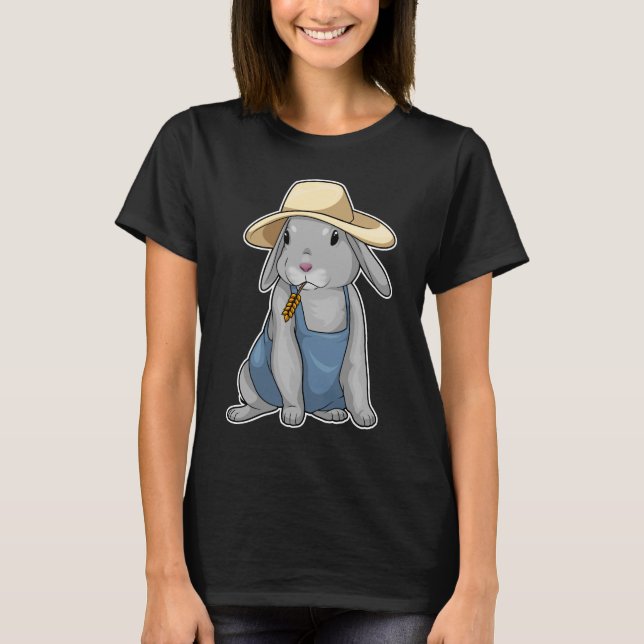 Camiseta Trigo para agricultores de coelhos (Frente)