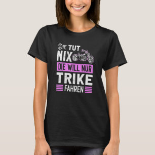 Camiseta Trike Motorcycle Motif Tricycle Bike Women