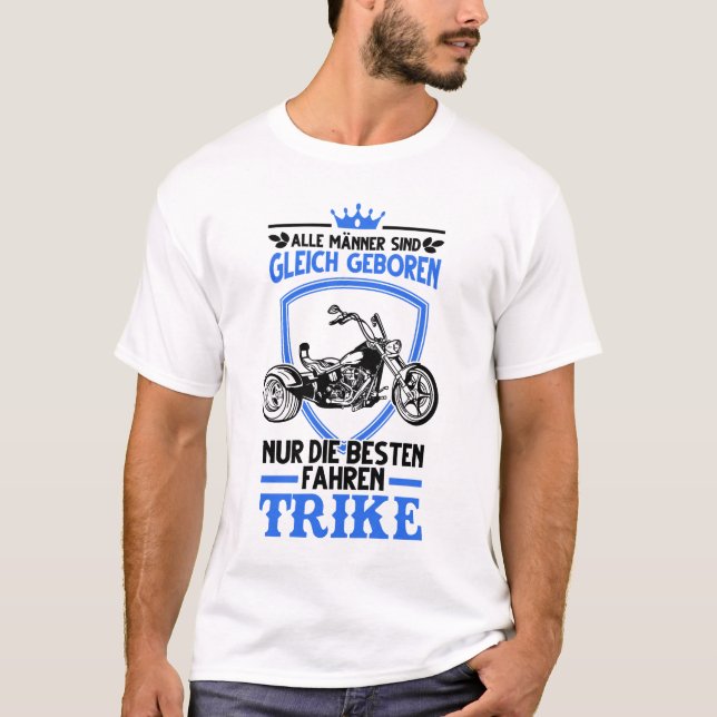Camiseta Trike Triker Biker Dreirad Trikefahrer Geschenk (Frente)