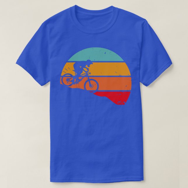 Camiseta Trilagem da montanha da descida (Frente do Design)