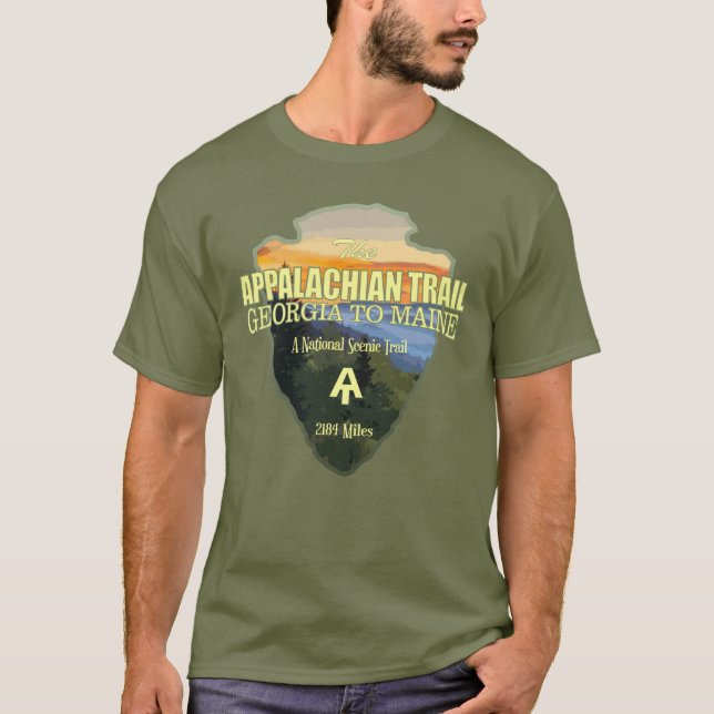 Camiseta Trilha Appalachian (ponta de seta) (Frente)