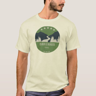 Camiseta Trilha Bartram Geórgia Carolina do Norte
