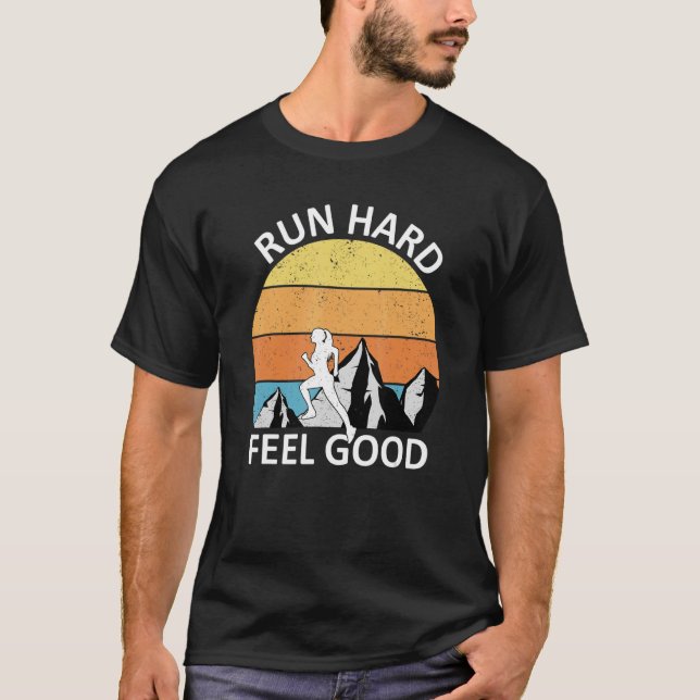 Camiseta Trilha com corrida cruzando dizendo 5 (Frente)