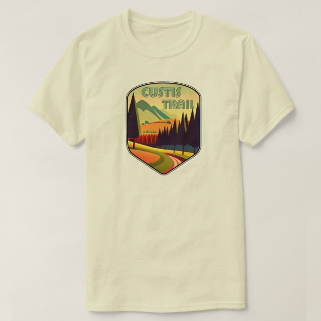 Camiseta Trilha Custis Cores da Virgínia (Frente do Design)