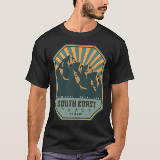 Camiseta Trilha da costa sul da Tasmânia amigos da trilha