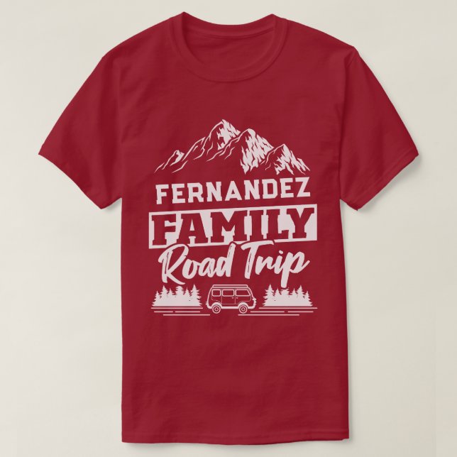 Camiseta Trilha da Família Personalizada (Frente do Design)