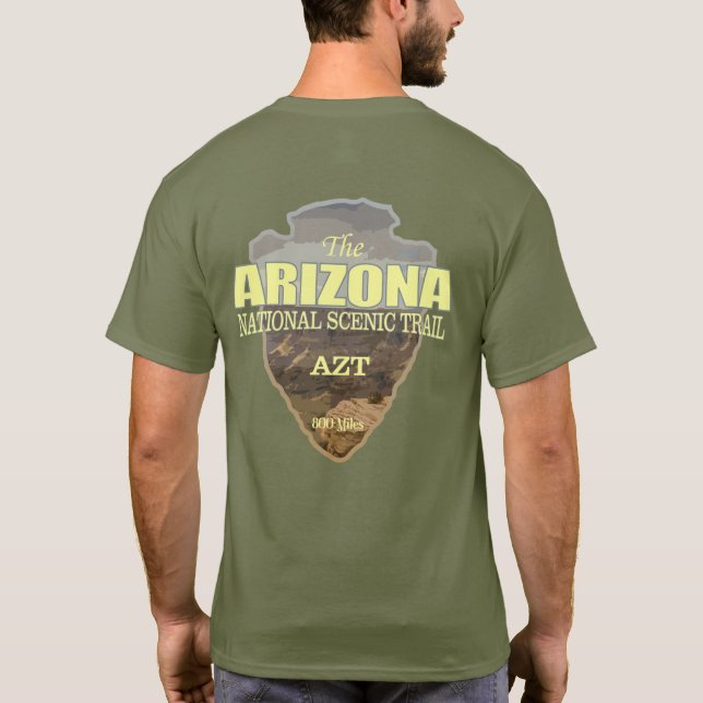 Camiseta Trilha de arizona (ponta de seta) (Verso)