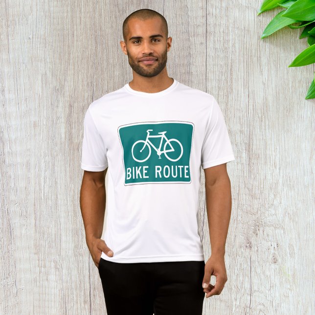 Camiseta Trilha de Bicicleta de Caminho de Ciclo de Rota de (Criador carregado)