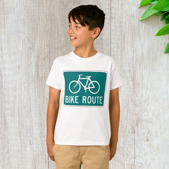 Camiseta Trilha de Bicicleta de Caminho de Ciclo de Rota de (Criador carregado)