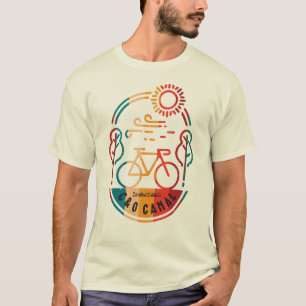 Camiseta Trilha de Bicicleta do Canal C e O.