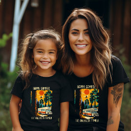 Camiseta Trilha de Campos Felizes Personalizados Nome Famíl