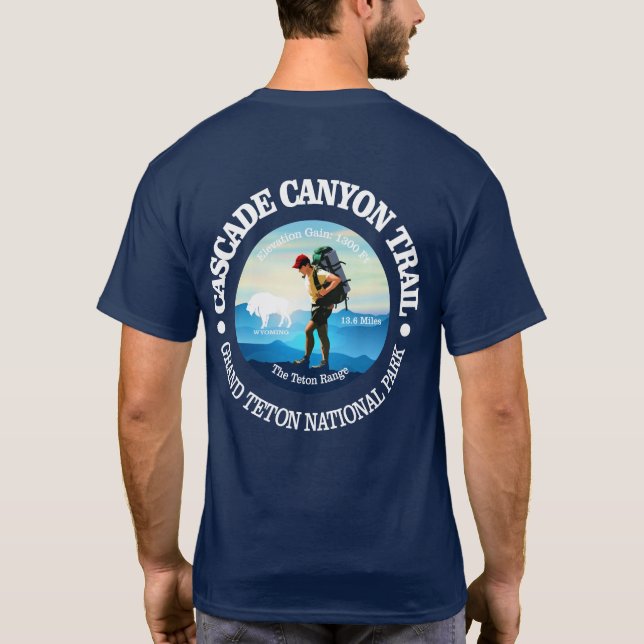 Camiseta Trilha de Canyon em Cascata (C) (Verso)