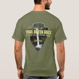 Camiseta Trilha de Dez Quedas (ponta de seta)