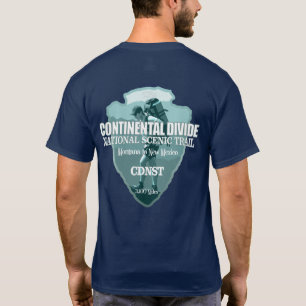 Camiseta Trilha de divisão continental (flecha T)