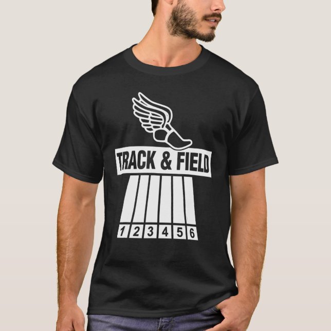 Camiseta Trilha De Esporte E Campo De atletismo Track & F (Frente)