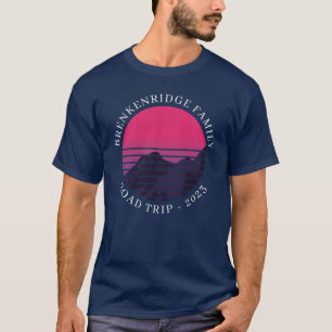 Camiseta Trilha de Estrada da Família Retroativa Personaliz