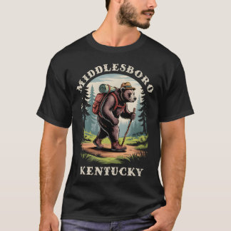 Camiseta Trilha de Hiking das Montanhas Middlesboro Kentuck