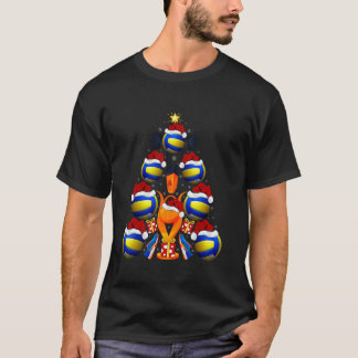 Camiseta Trilha de Natal da Decoração do Natal Hat