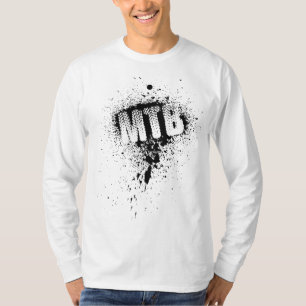 Camiseta Trilha de Pneus de MTB em Montanha Descida