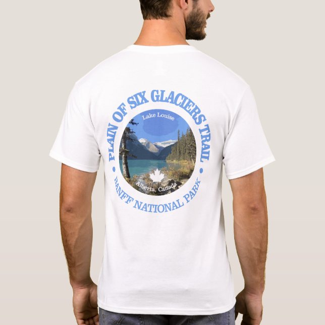 Camiseta Trilha de Seis Glaciares (rd) (Verso)