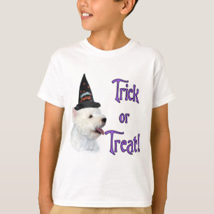 Camiseta Trilha de Terrier Branco da Highland Ocidental
