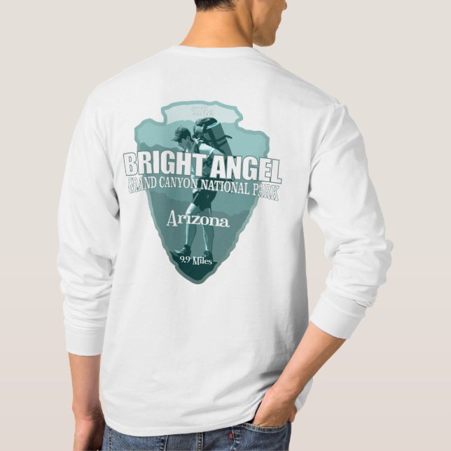 Camiseta Trilha do Anjo Brilhante (ponta de seta T) (Verso)