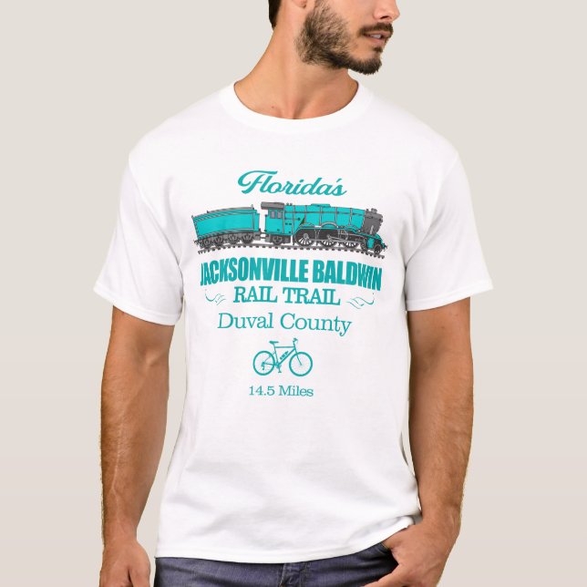 Camiseta Trilha do Caminho de Ferro de Jacksonville Baldwin (Frente)