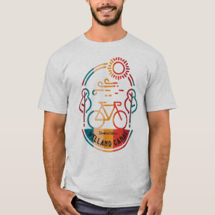 Camiseta Trilha do Canal de Bicicleta Retro Welland.