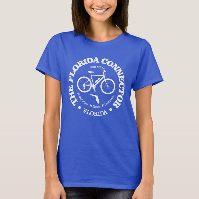 Camiseta Trilha do Conector da Flórida (ciclismo) (Frente)