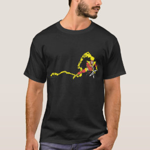 Camiseta Trilha do Firestorm das chamas