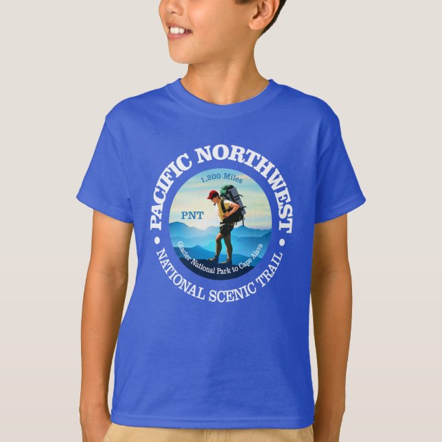 Camiseta Trilha do Noroeste do Pacífico (C) (Frente)