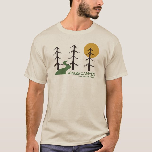 Camiseta Trilha do Parque Nacional do Kings Canyon (Frente)
