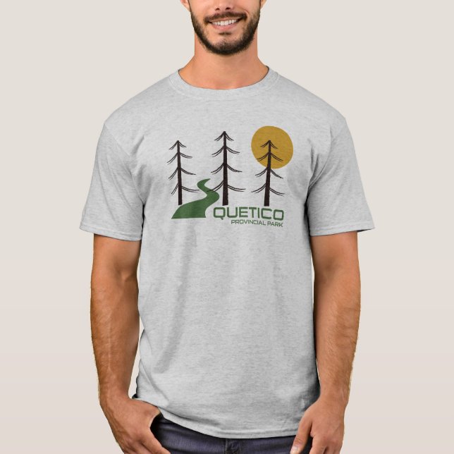 Camiseta Trilha do Parque Provincial de Quetico (Frente)
