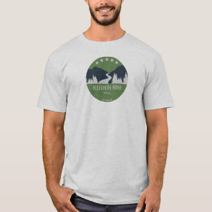 Camiseta Trilha do rio Alegheny