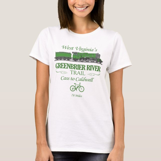 Camiseta Trilha do rio Greenbrier (RT2) (Frente)