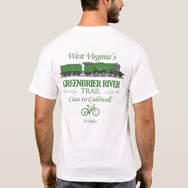Camiseta Trilha do rio Greenbrier (RT2) (Verso)
