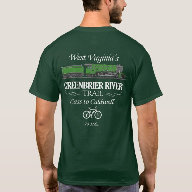 Camiseta Trilha do rio Greenbrier (RT2) (Verso)