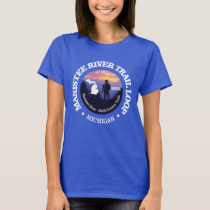 Camiseta Trilha do rio Manistee (rd2)