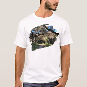 Camiseta Trilha Ensolarada do Musgo Espanhol