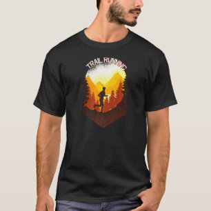 Camiseta Trilha Executando Montanha Executa Ultravioleta