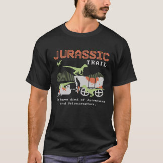 Camiseta Trilha Jurássica Que Você Morreu De Disentório E V