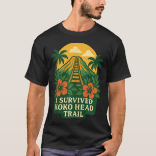 Camiseta Trilha Koko Head Havaí Oahu Havaiano Caminhada Cam