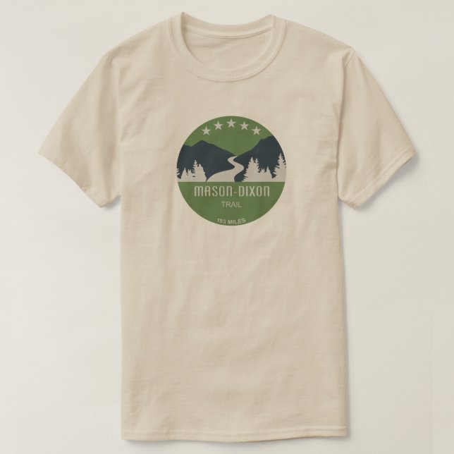 Camiseta Trilha Mason-Dixon (Frente do Design)
