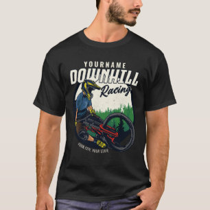 Camiseta Trilha Personalizada de Bicicleta de Montanha de C