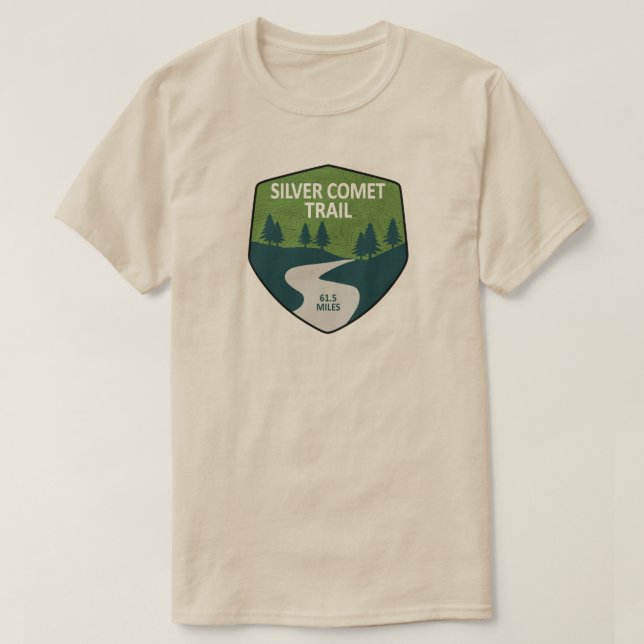 Camiseta Trilha Silver Comet Geórgia (Frente do Design)