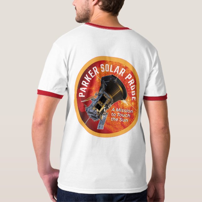 Camiseta Trilha Vermelha do Cometa da Sonda Solar Parker da (Verso)